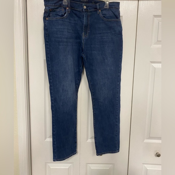 Lucky Brand 410 Athletic Fit Straight Jeans Mens Sz 38 x 32 Blue - Picture 5 of 14
